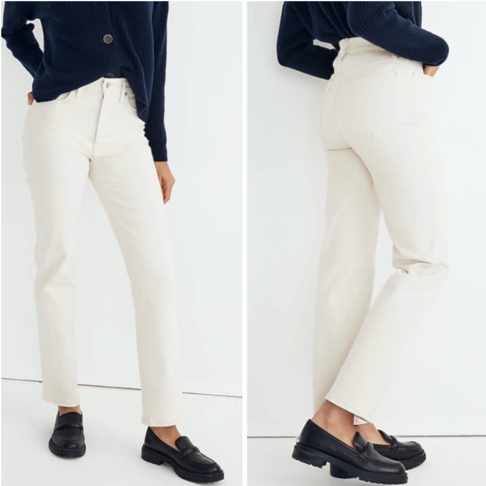 Madewell Perfect Vintage Straight Jean in Vintage Canvas | 26